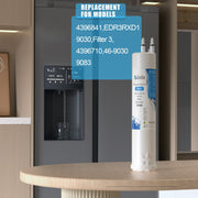 Refrigerator water filter Replacement for KAD3RXD1,WHR3RXD1,46-9083,46-9030